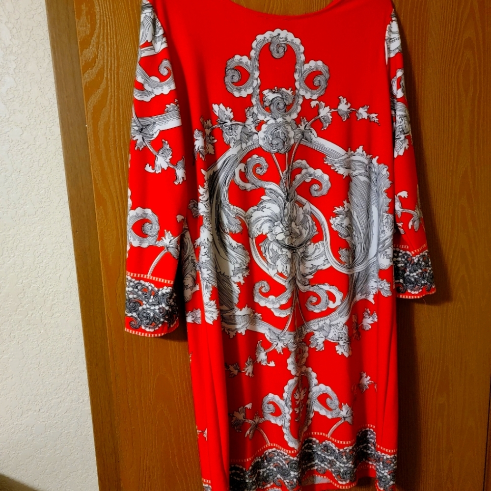 Naan Coral, Black and White Dress L